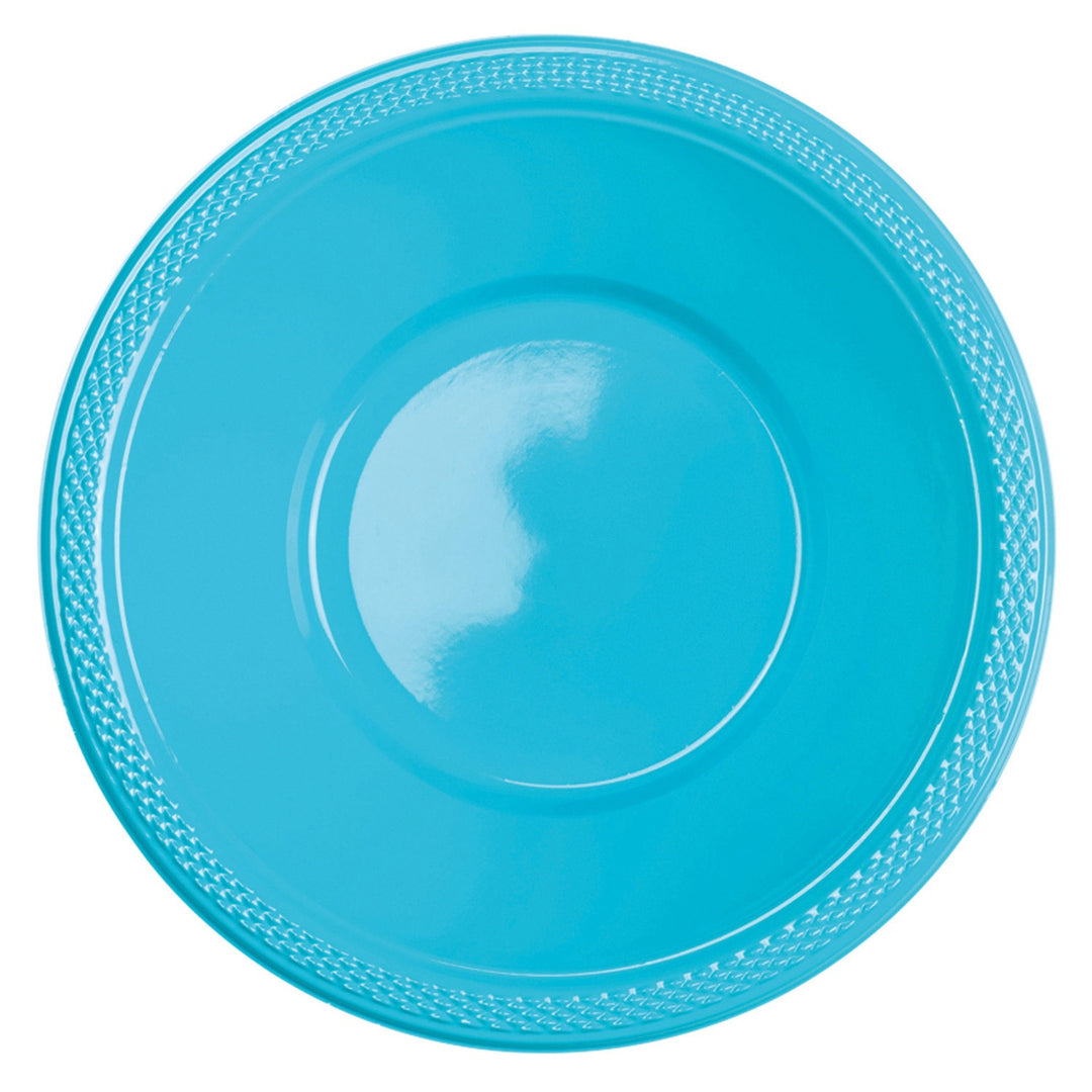 Plastic Bowls - Caribbean Blue
