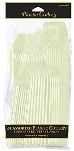 Plastic Cutlery Assorted - Vanilla Cream
