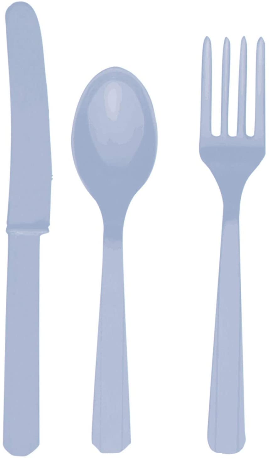 Plastic Cutlery Assorted - Baby Blue