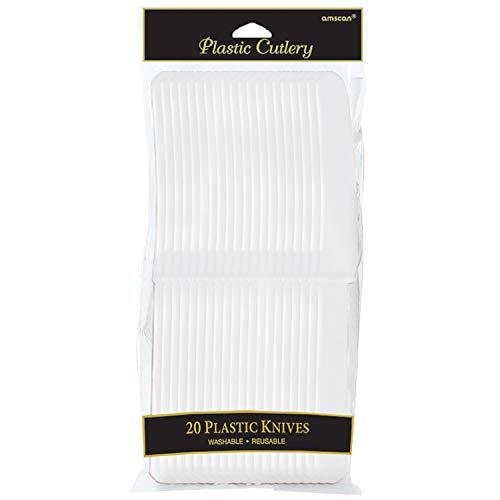 Plastic Cutlery Knives - Frosty White