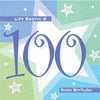 Napkins - 100th Shimmer Blue