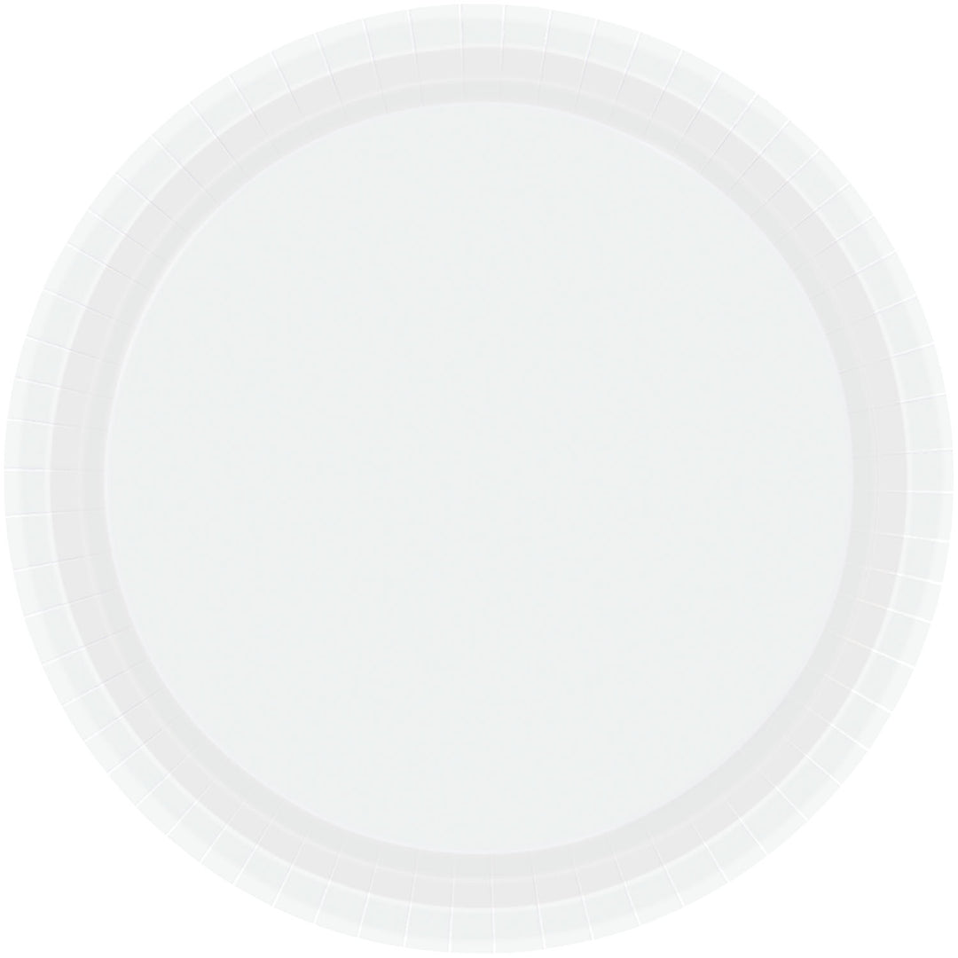 Paper Plates 9" - Bright White (8pk)