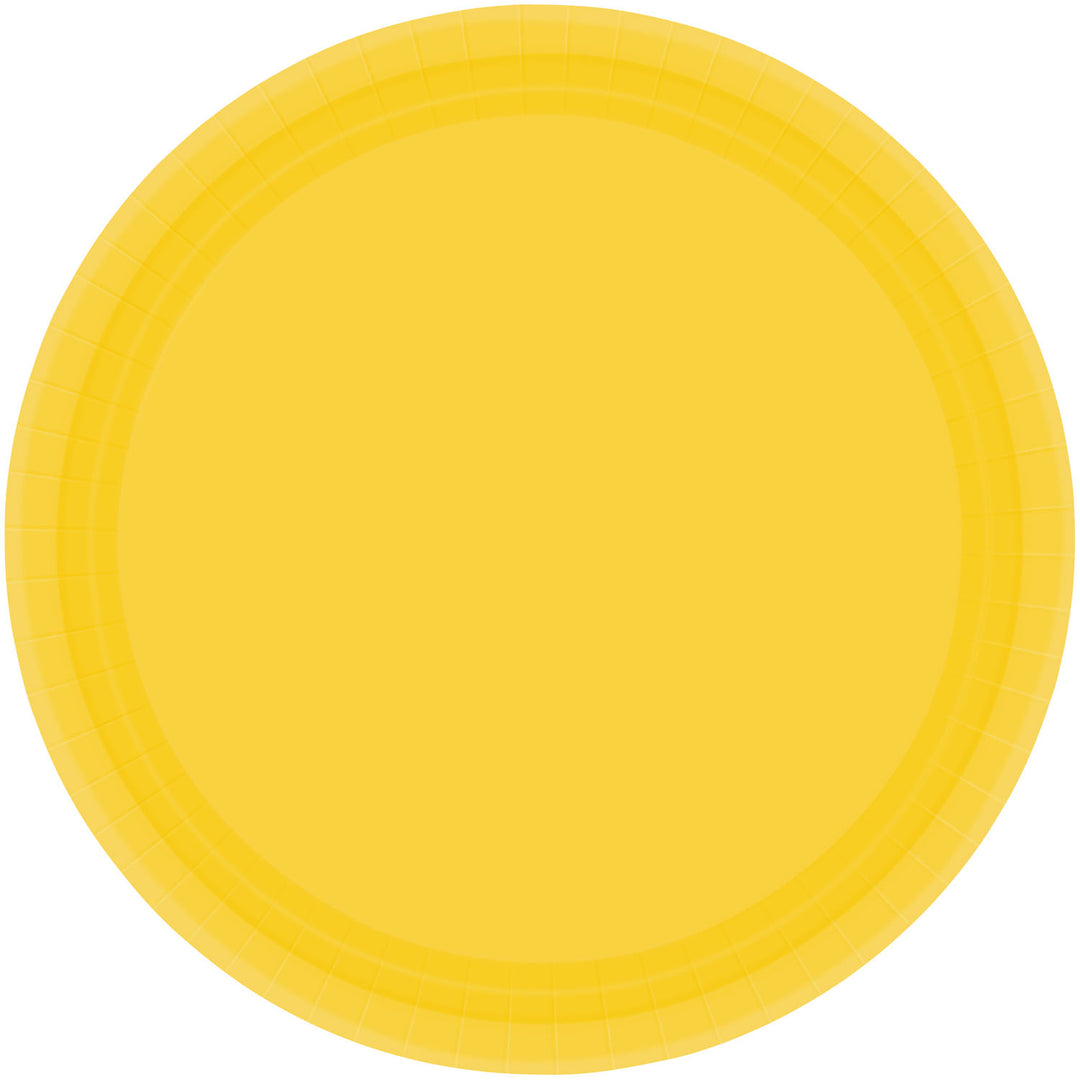 Paper Plates 9" - Sunshine Yellow (8pk)