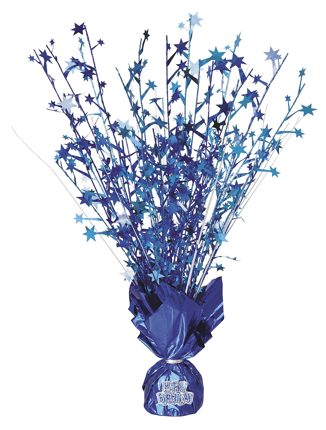 Blue Balloon Weight Table Centerpiece