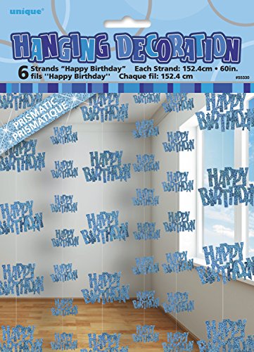 Birthday Glitz Strings - Blue