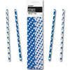 Straws - Paper Blue & White