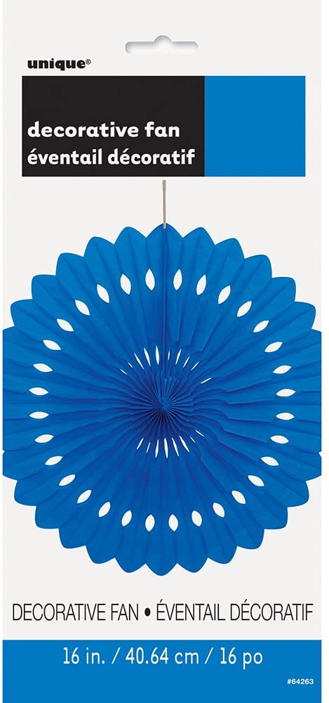 Honeycomb Fan - Royal Blue