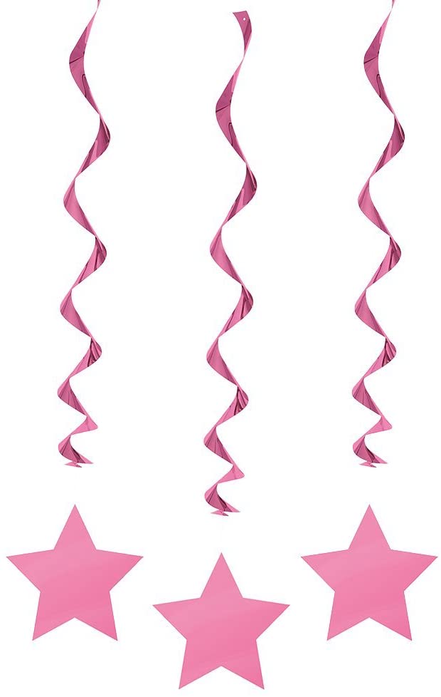 Swirling Stars - Pink