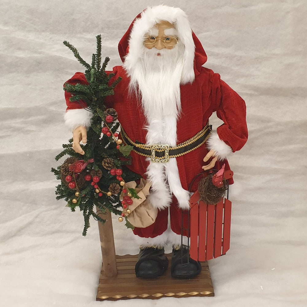 90cm Santa with tree