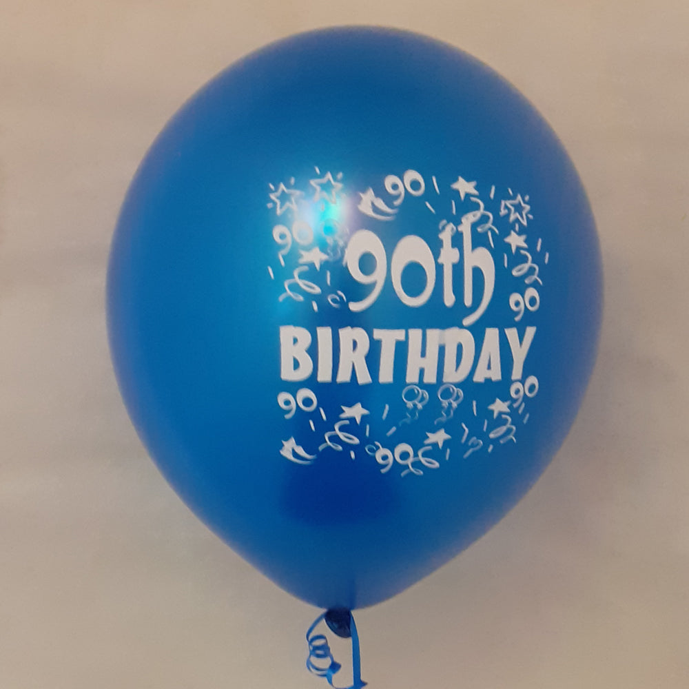 Happy 90th Birthday Printed Balloons
