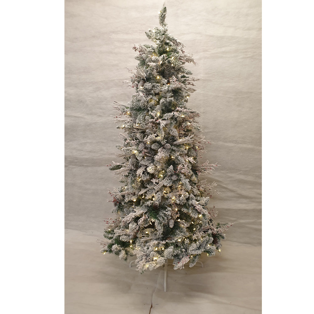 7.5ft Alaskan Blanc prelit Christmas tree