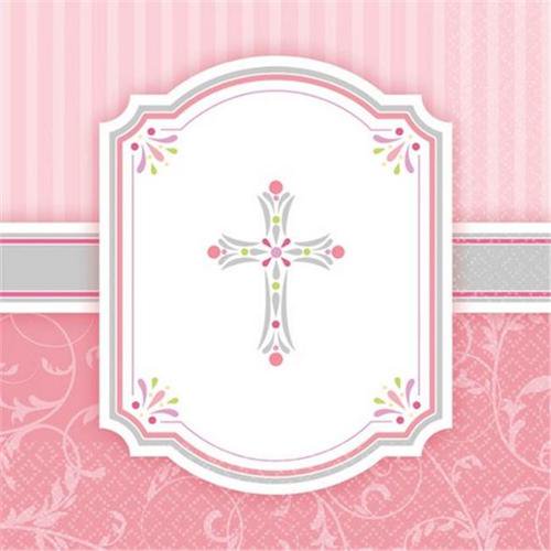 Blessings Pink Napkins