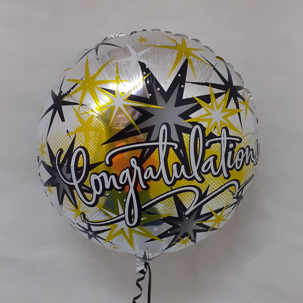 Congratulations Balloon - Stars - uninflated