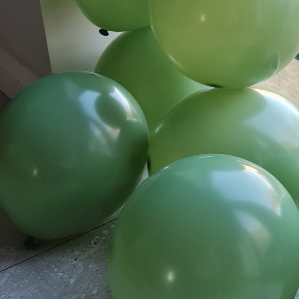 Green Balloons - E104 Bag Of 50 Eire Avocado green Pastel Balloons