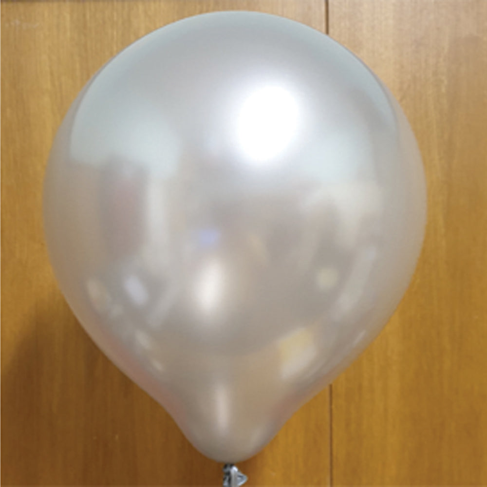 Silver Balloons - E36 Bag of 50 Eire Pearlised Balloons