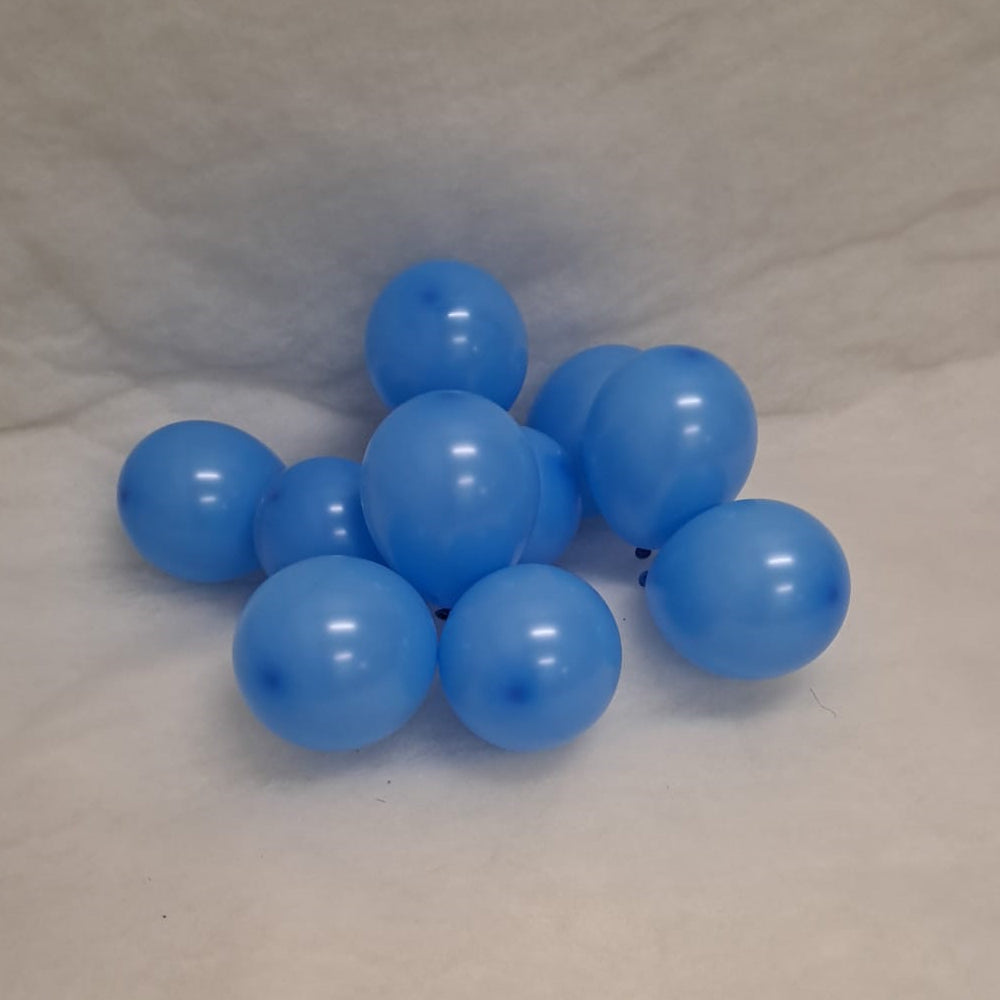 Blue Balloons - E38 bag of 100 x 5" Eire Pastel Mid Blue Balloons