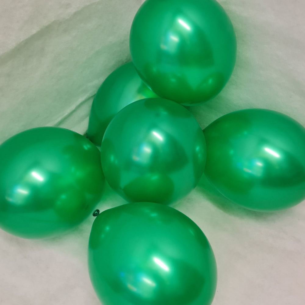 Green Balloons - E41 Bag of 50 Eire shiny hunter Green Balloons