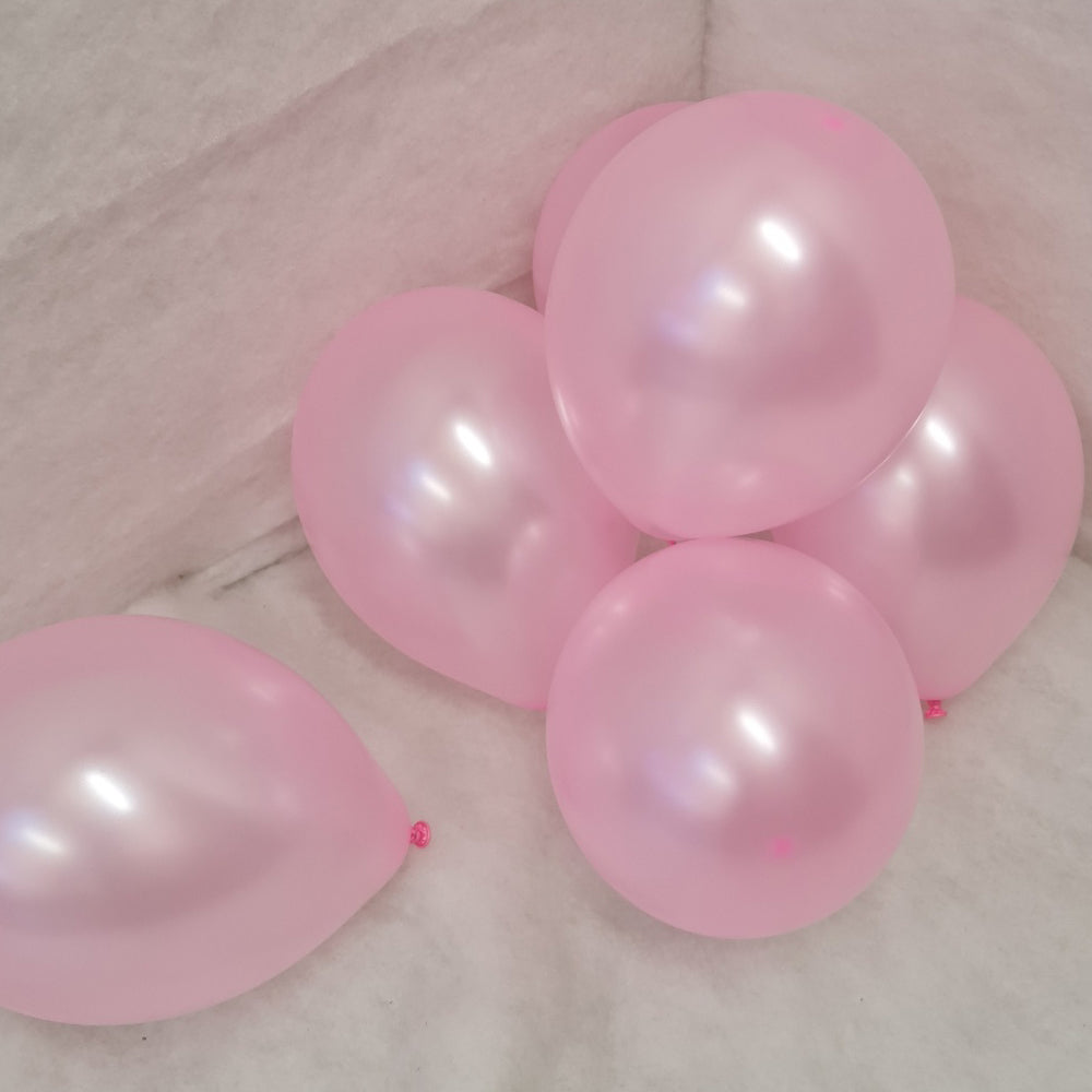 Pink Balloons - E42 Bag of 50 Eire shiny Light Pink Balloons