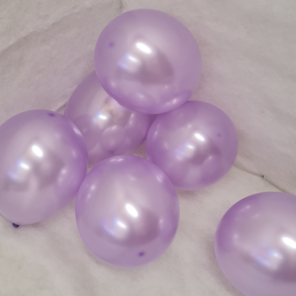 Purple Balloons - E43 Bag of 50 Eire Shiny Lavender Balloons