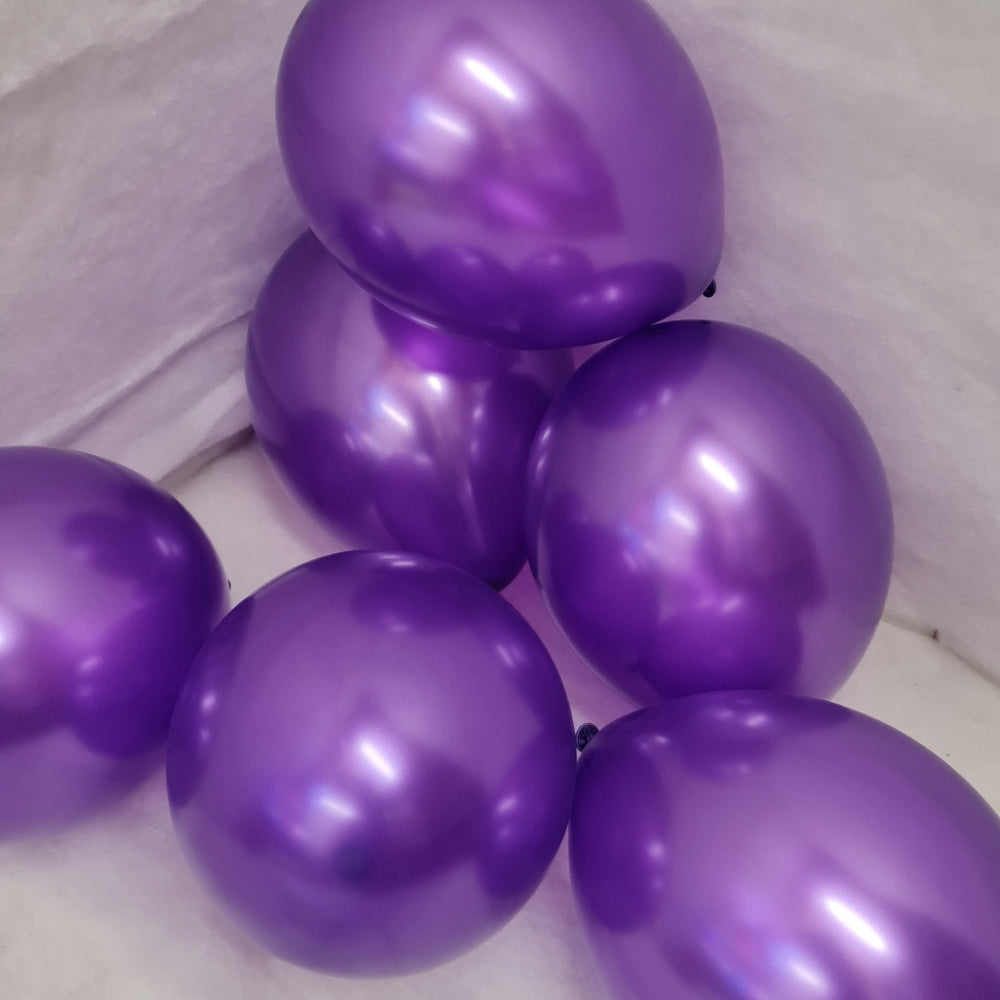 Purple Balloons - E44 Bag of 50 Eire Shiny Purple Balloons