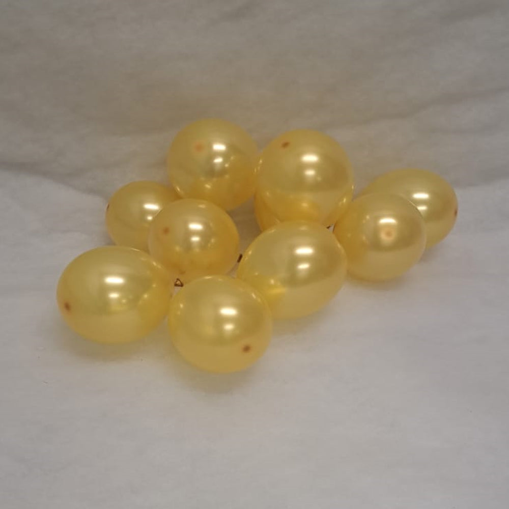 Gold Balloons - E55 Bag of 100 x 5" Eire shiny Gold Balloons