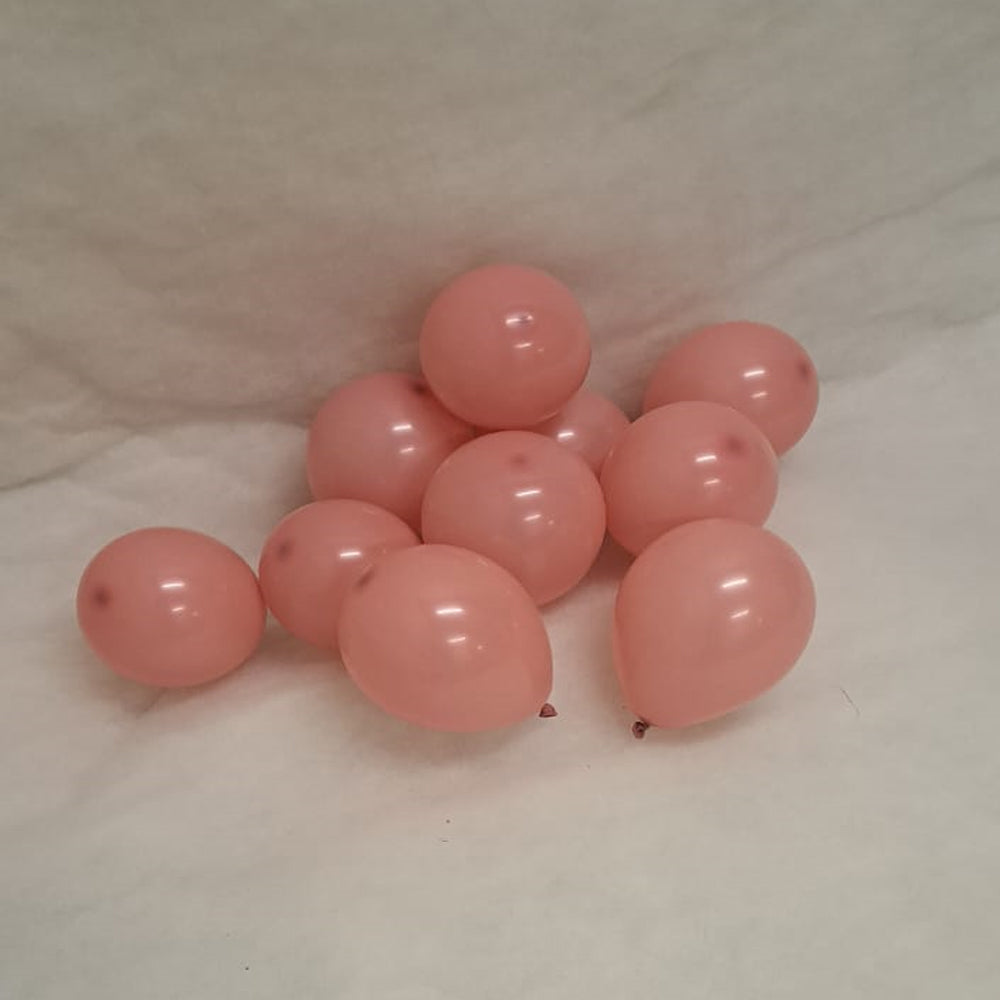 Pink Balloons - E59 bag of 100 x 5" Eire pastel rosewood Balloons