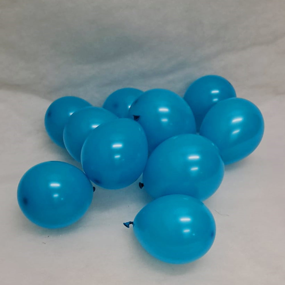 Turquoise Balloons - E77 bag of 100 x 5" Eire pastel turquoise Balloons