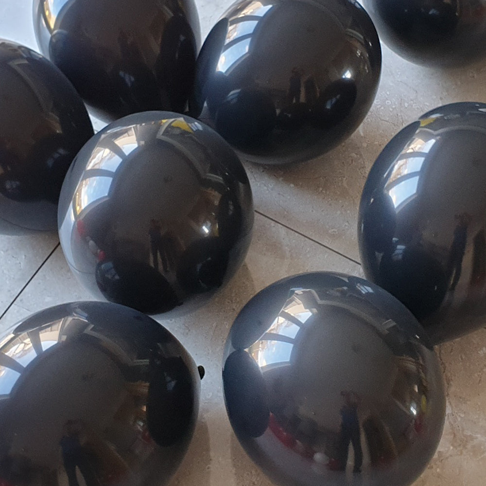 Black Balloons - E84 Bag of 50 Eire Pastel Balloons