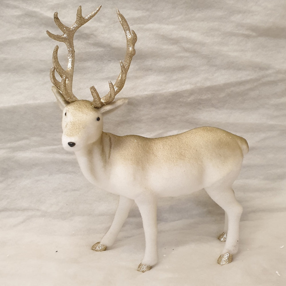 Gold and white Reindeer