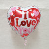 I Love You Balloon - Red And Pink - Uninflated