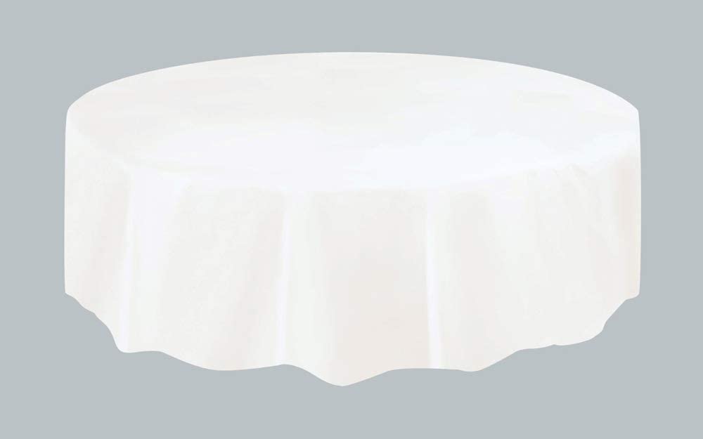 Tablecover Round - Bright White