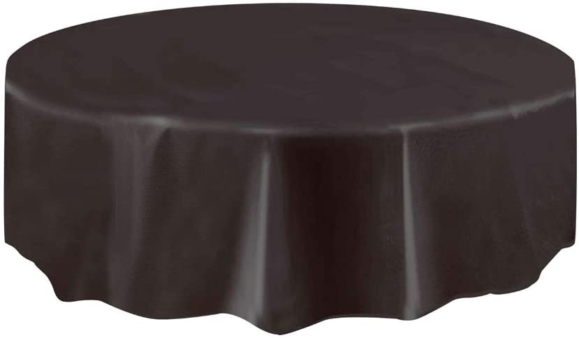 Tablecover Round - Midnight Black