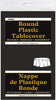 Tablecover Round - Midnight Black