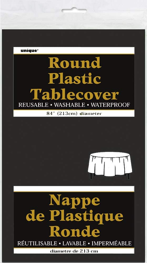 Tablecover Round - Midnight Black