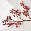 Red Berry Twig - Christmas Decoration - 45cm