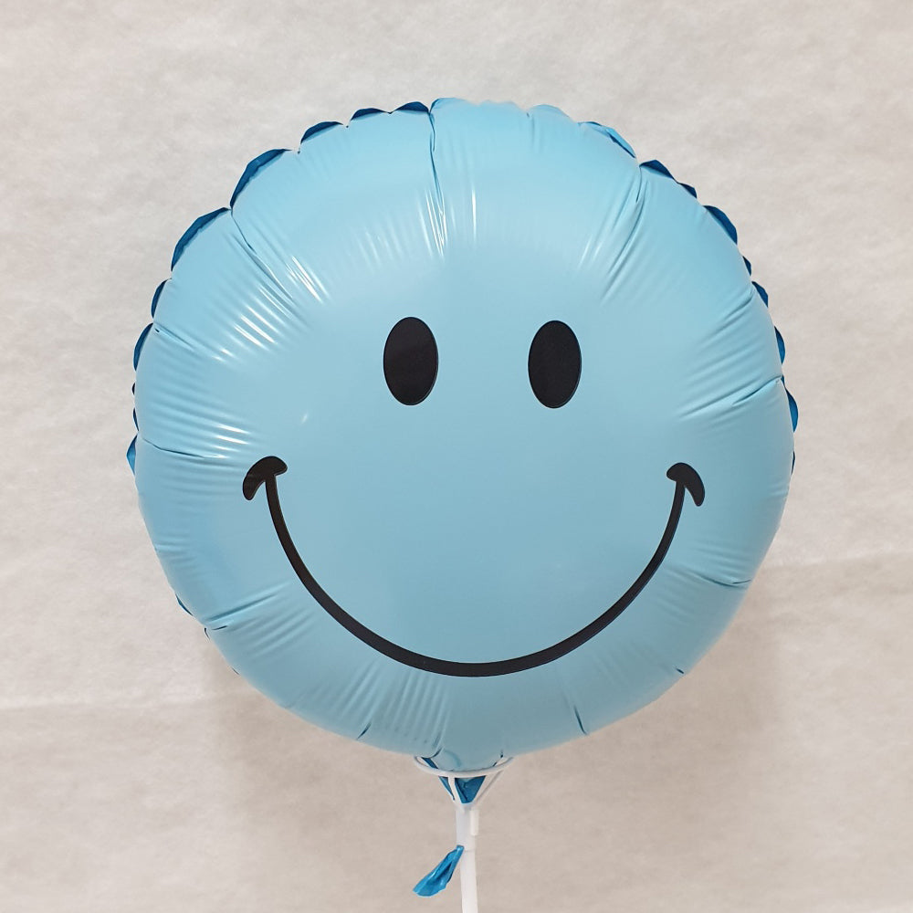 It's a boy - blue smiley face - supplied uninflated