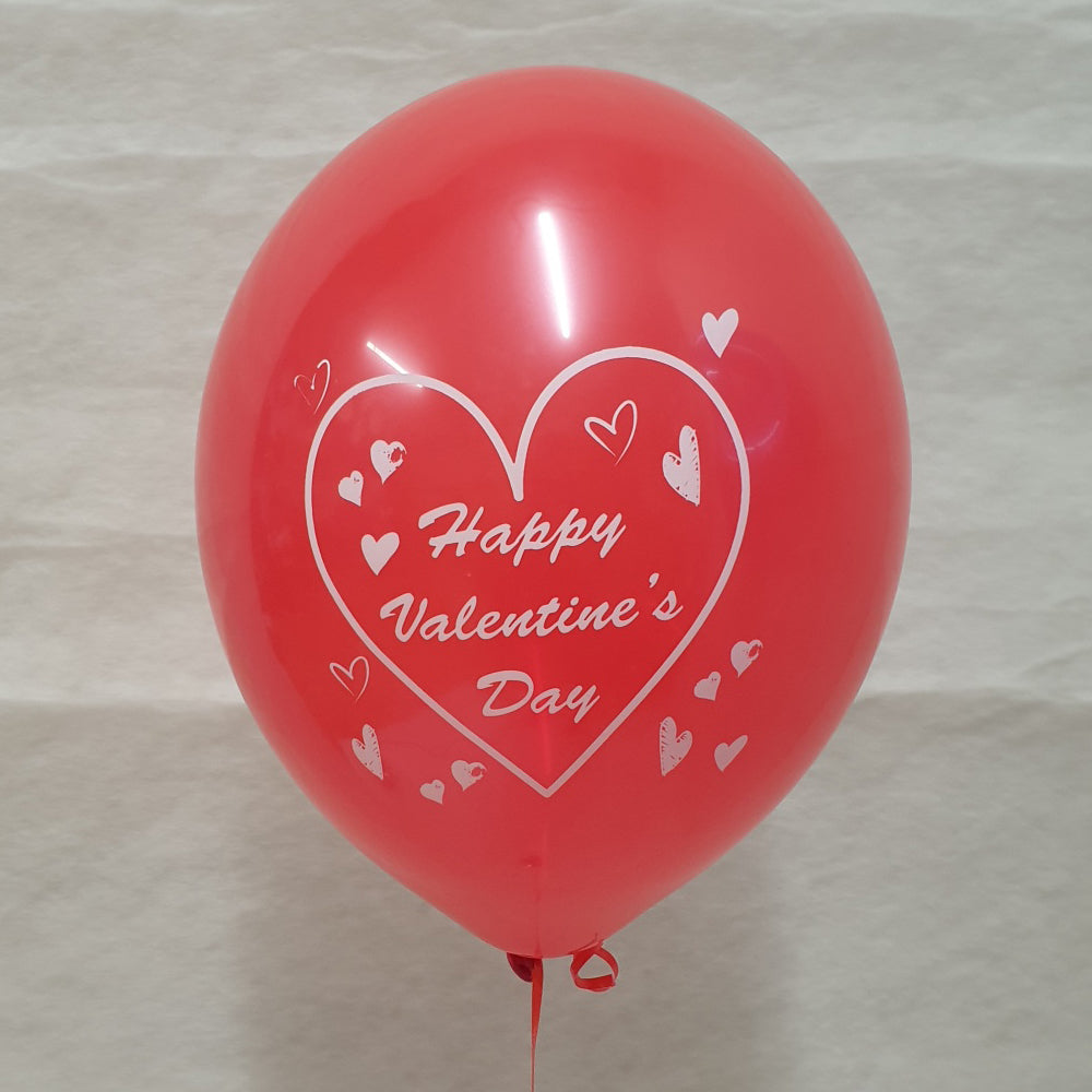 Happy Valentines Day Printed Balloons
