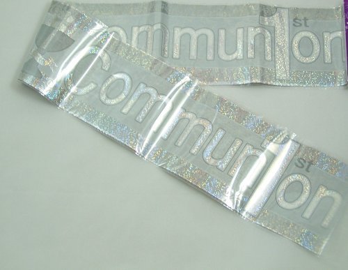 Silver Communion Strip Banner