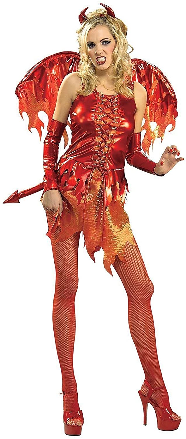 Secret Wishes Devil on Fire Costume - Medium