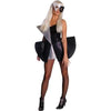 Adult Black Sequin Dress "Lady Gaga" Costume