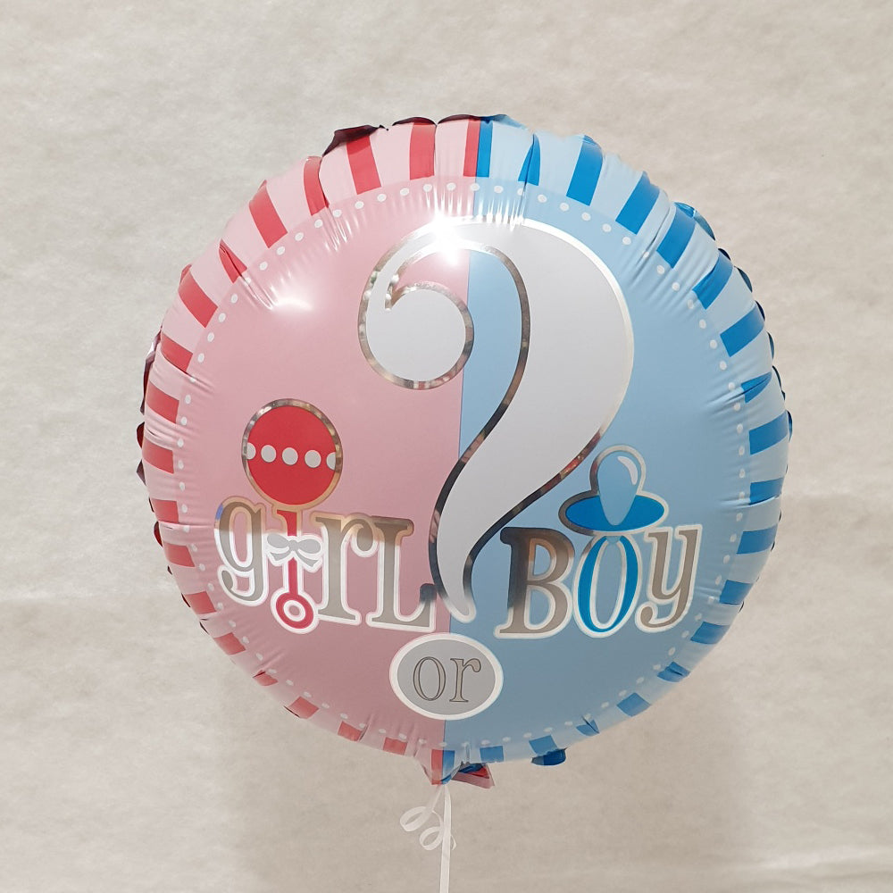 Gender reveal balloon - uninflated