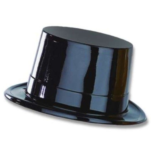 Top Hat - Black Plastic