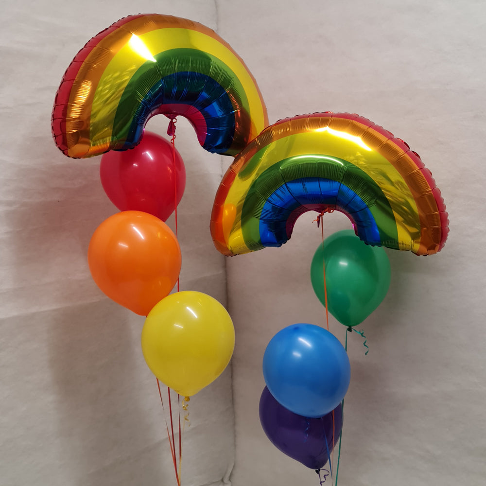 Set of Pride helium filled balloon bouquets