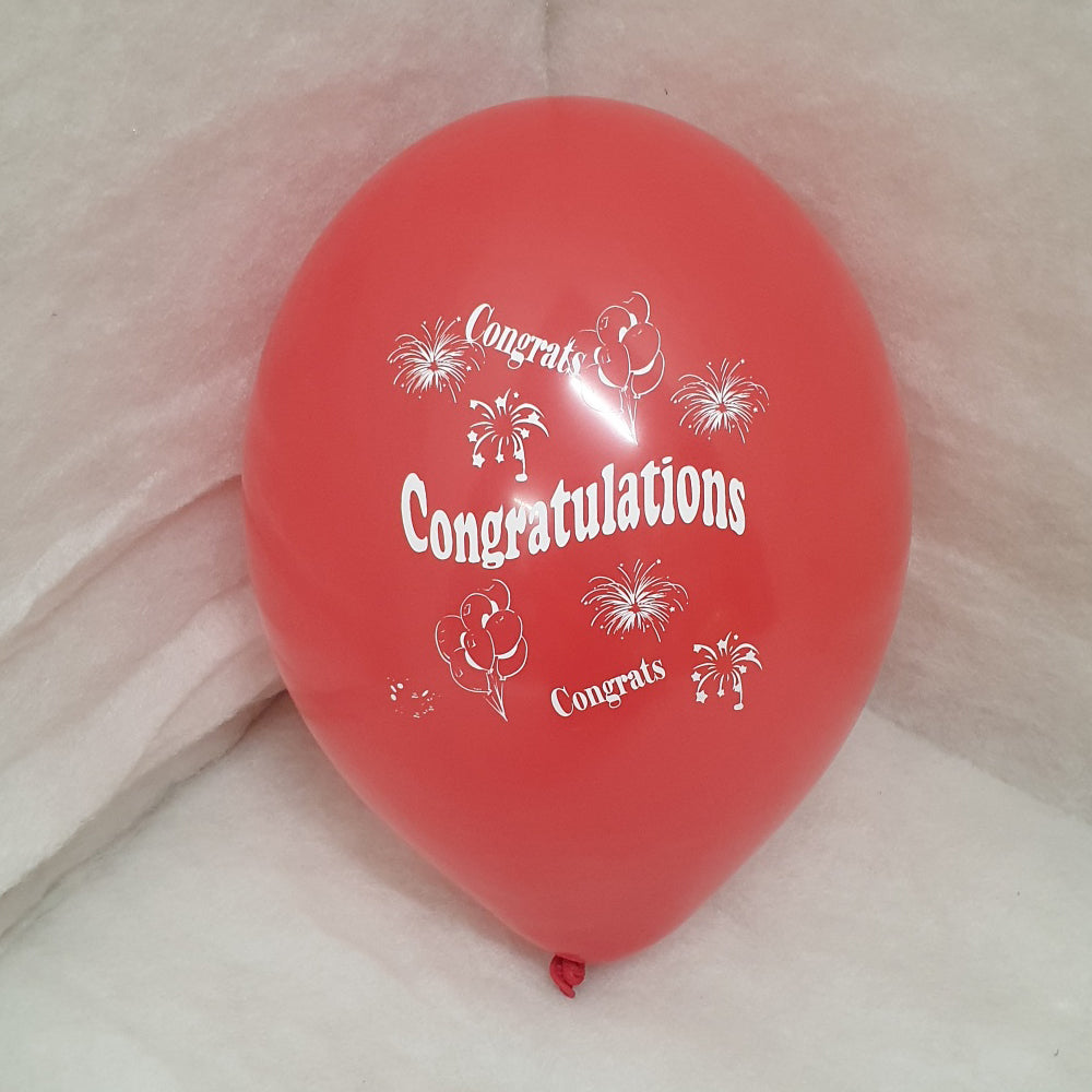 Congratulations Printed Balloons
