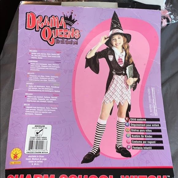 Child Charm School Witch Costume