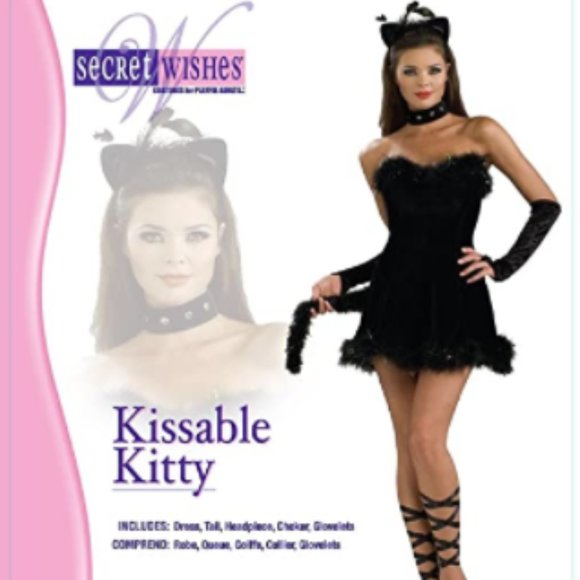 Secret Wishes Kissable Kitty Costume - Medium