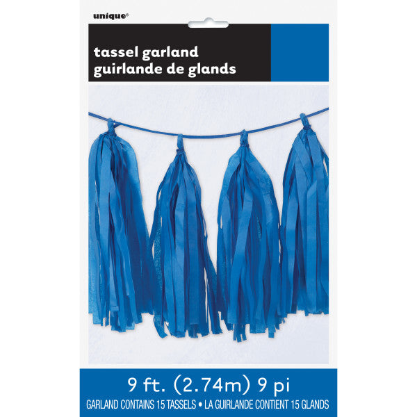 Tassel Garland - Royal Blue