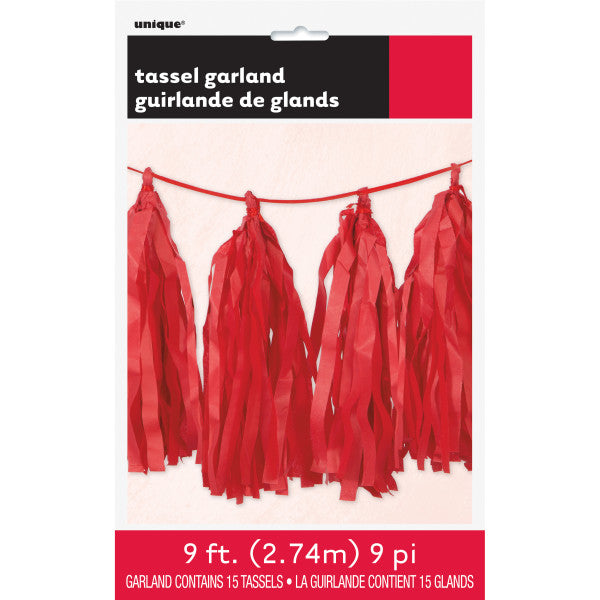 Tassel Garland - Red